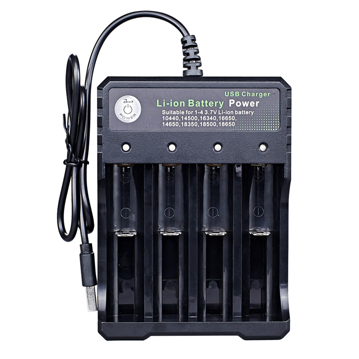 4 Slots 18650 Independent Charging 3.7V Li-ion Only Charger - Image 2