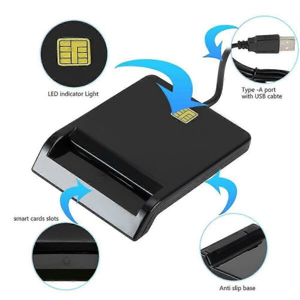 Usb Smart Card Reader For chip Card Ic/id Emv Card Reader High Quality - Image 2