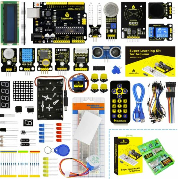 KEYESTUDIO Super Starter kit/Learning Kit for Arduino Education W/Gift Box+ 32 Projects