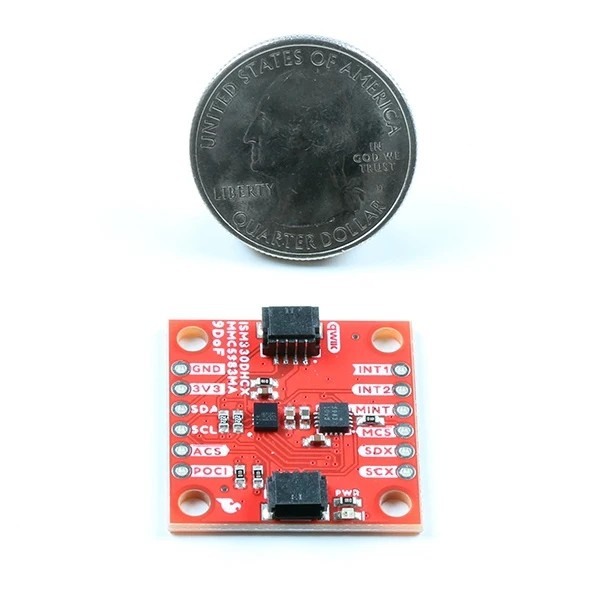 SparkFun 9DoF IMU Breakout - ISM330DHCX, MMC5983MA (Qwiic) - Image 4